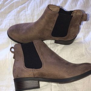Suede Tan Booties